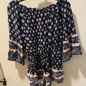 Off the shoulder romper